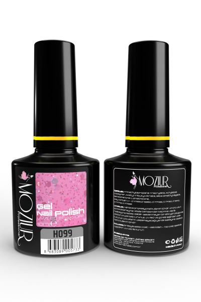 MOZIUR Simli Seri UV Led Kalıcı Oje 10ml H099