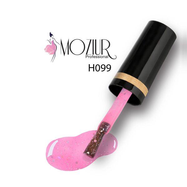 MOZIUR Simli Seri UV Led Kalıcı Oje 10ml H099
