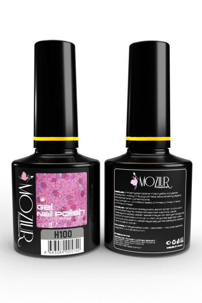 MOZIUR Simli Seri UV Led Kalıcı Oje 10ml H100