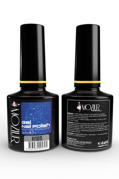 MOZIUR Simli Seri UV Led Kalıcı Oje 10ml H105