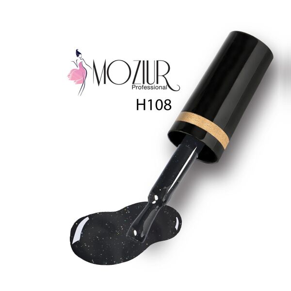 MOZIUR Simli Seri UV Led Kalıcı Oje 10ml H108