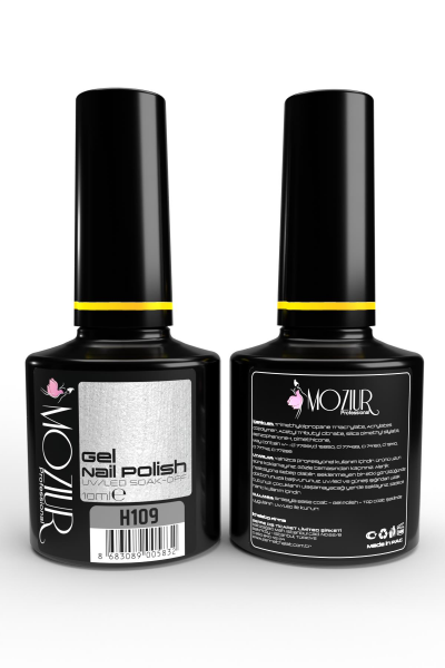 MOZIUR Simli Seri UV Led Kalıcı Oje 10ml H109