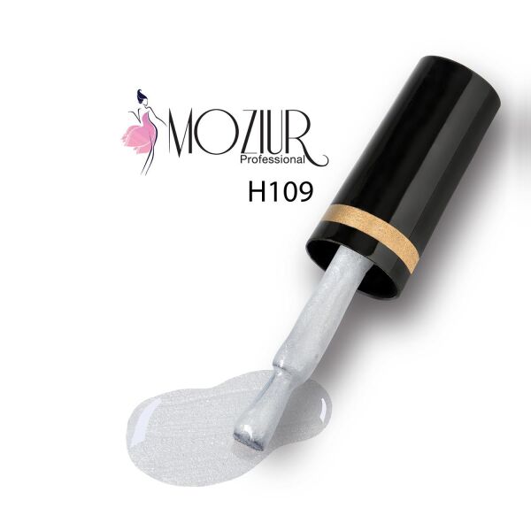 MOZIUR Simli Seri UV Led Kalıcı Oje 10ml H109