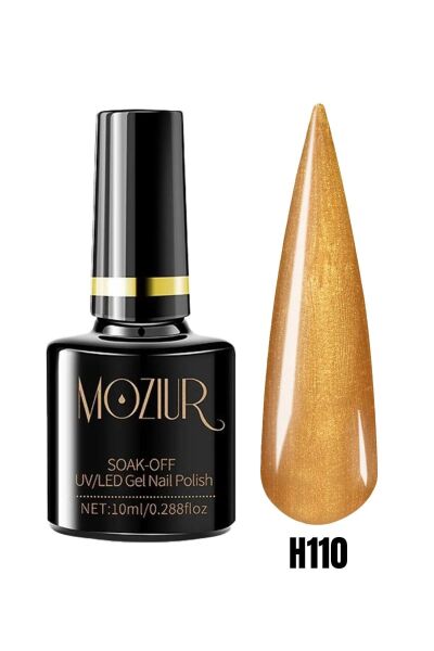 MOZIUR Simli Seri UV Led Kalıcı Oje 10ml H110