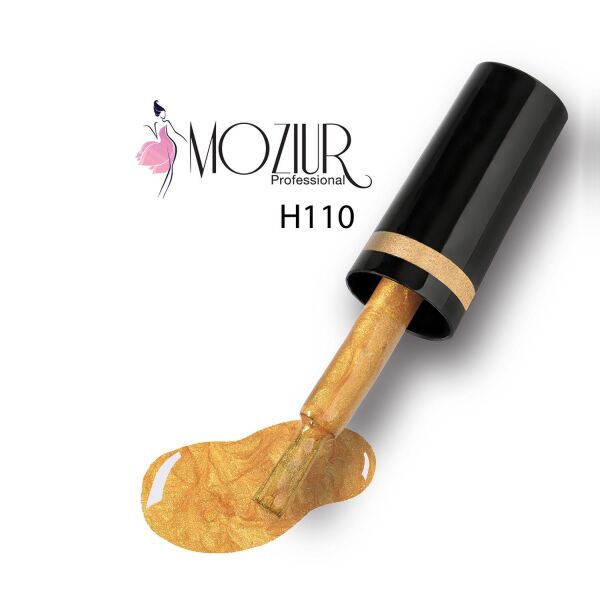 MOZIUR Simli Seri UV Led Kalıcı Oje 10ml H110