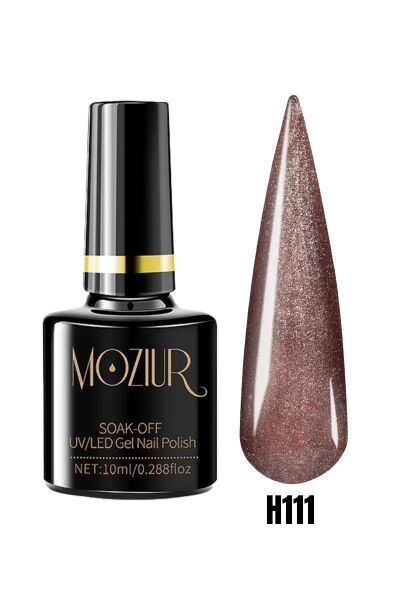 MOZIUR Simli Seri UV Led Kalıcı Oje 10ml H111