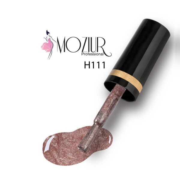 MOZIUR Simli Seri UV Led Kalıcı Oje 10ml H111