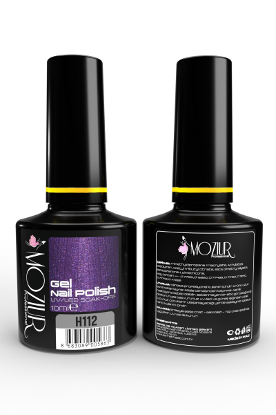 MOZIUR Simli Seri UV Led Kalıcı Oje 10ml H112
