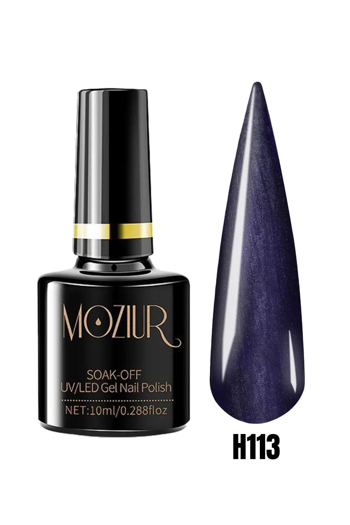 MOZIUR Simli Seri UV Led Kalıcı Oje 10ml H113