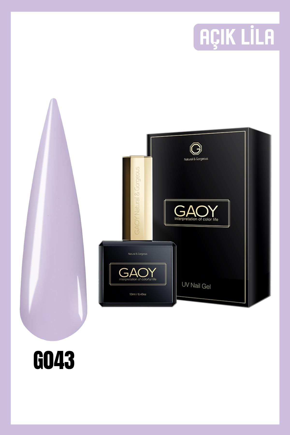 GAOY Uv Nail Gel Polish Kalıcı Oje 13ml G043