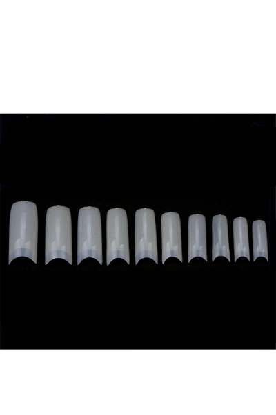 MOZIUR 100'lü Yarım Ay Takma Tırnak Tips Kemik