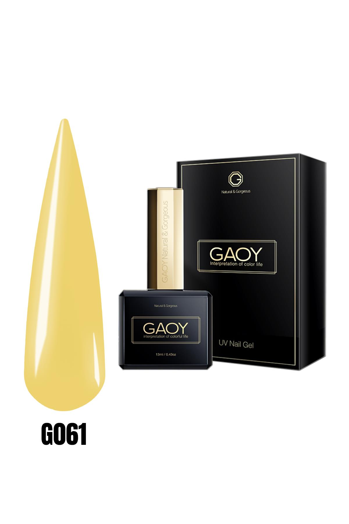 GAOY Uv Nail Gel Polish Kalıcı Oje 13ml G061