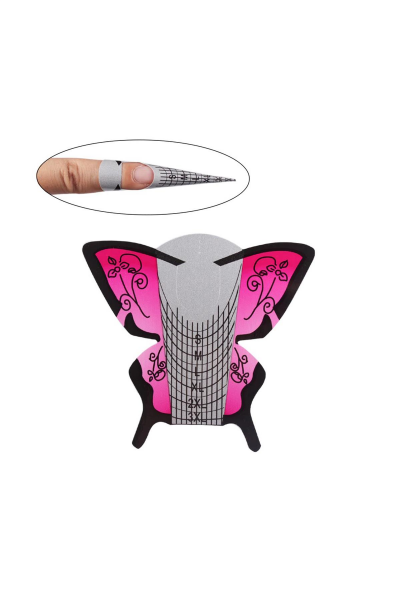 Kelebek Protez Tırnak ve Takma Tırnak Şablonu