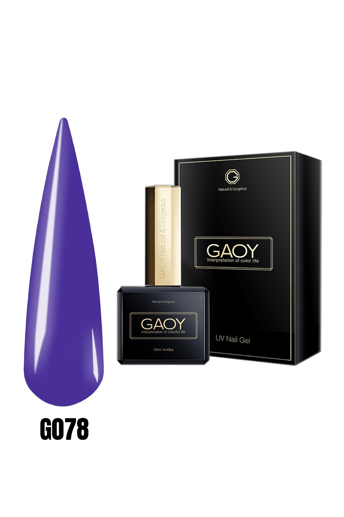 GAOY Uv Nail Gel Polish Kalıcı Oje 13ml G078