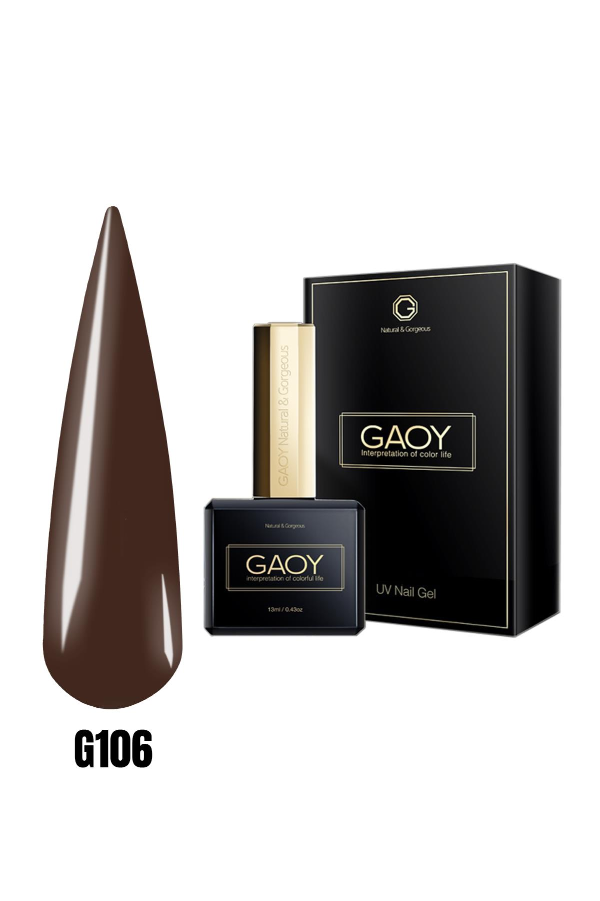 GAOY Uv Nail Gel Polish Kalıcı Oje 13ml G106