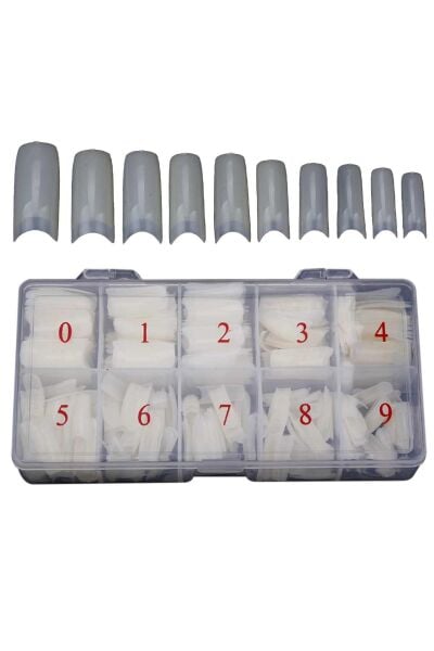 MOZIUR 500'lü Yarım Ay Takma Tırnak Tips