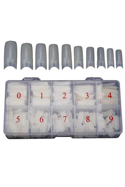 MOZIUR 500'lü Yarım Ay Takma Tırnak Tips