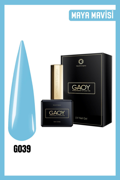 GAOY Uv Nail Gel Polish Kalıcı Oje 13ml G039