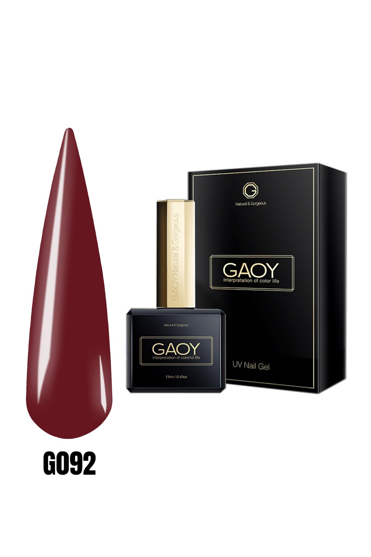 GAOY Uv Nail Gel Polish Fire Series Kalıcı Oje 13ml G092