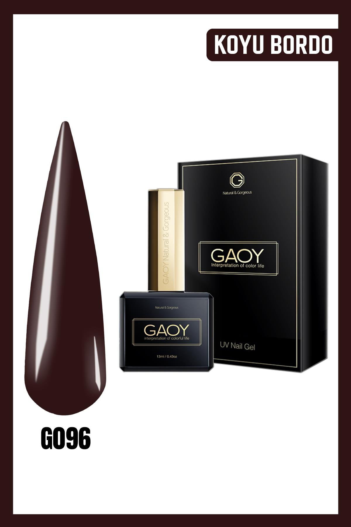 GAOY Uv Nail Gel Polish Fire Series Kalıcı Oje 13ml G096