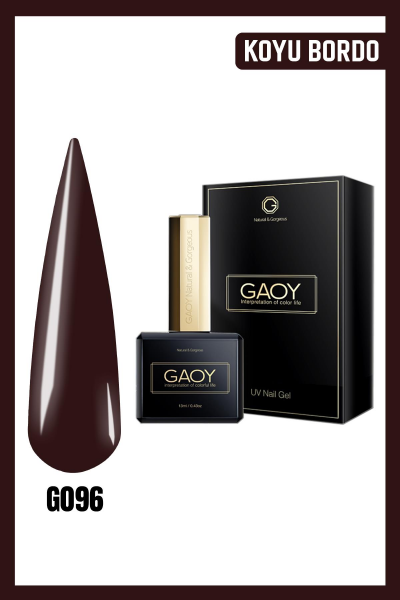 GAOY Uv Nail Gel Polish Fire Series Kalıcı Oje 13ml G096