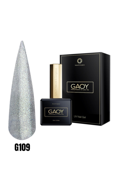 GAOY Uv Nail Gel Polish Glitter Series Kalıcı Oje 13ml G109