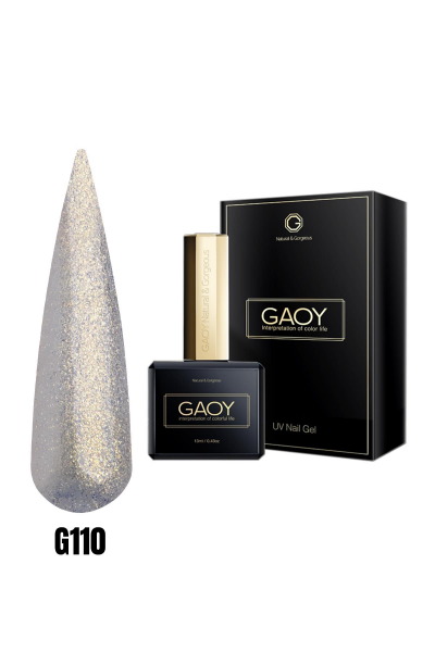 GAOY Uv Nail Gel Polish Glitter Series Kalıcı Oje 13ml G110