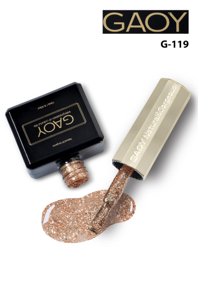 GAOY Uv Nail Gel Polish Glitter Series Kalıcı Oje 13ml G119
