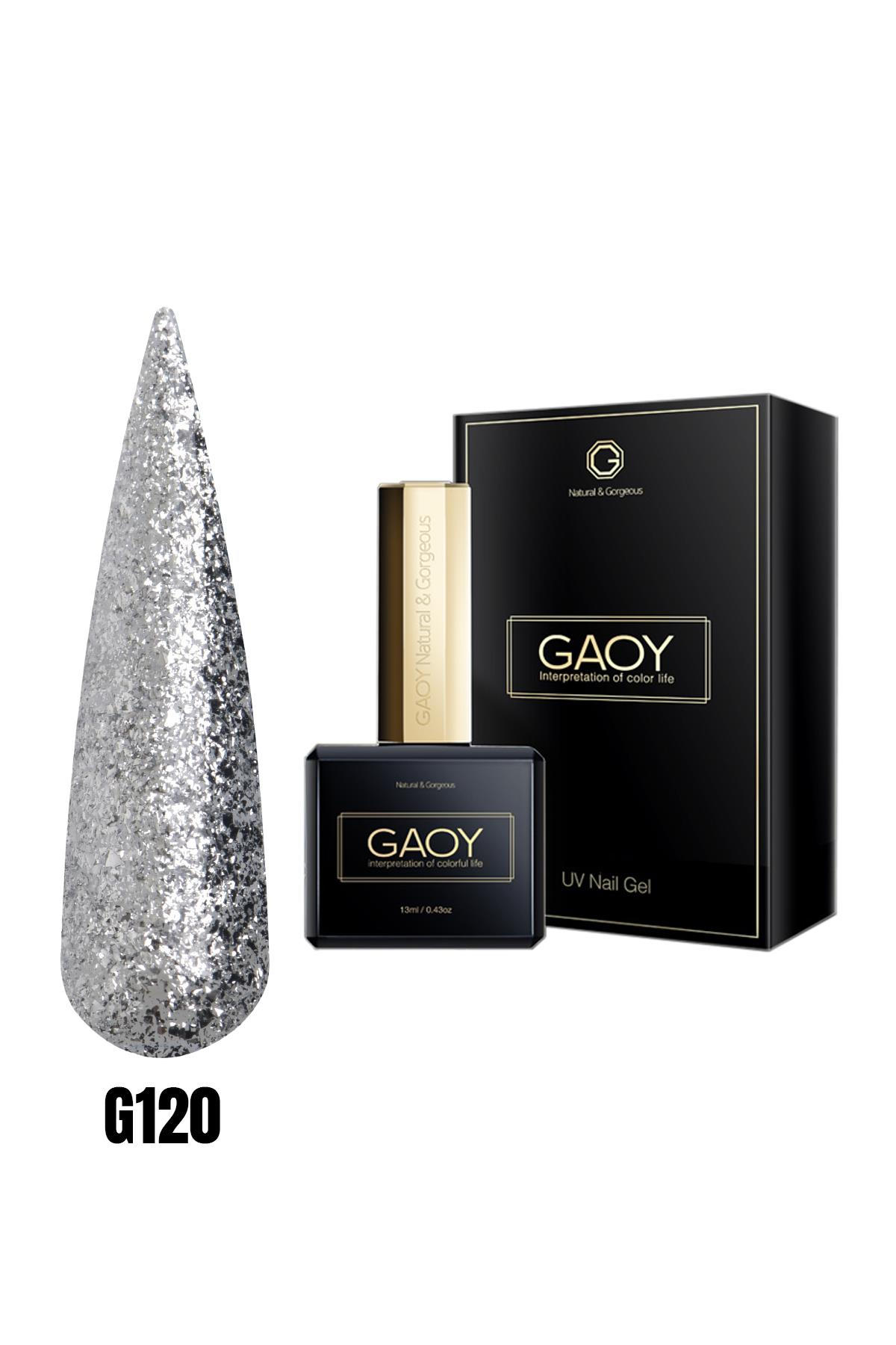 GAOY Uv Nail Gel Polish Glitter Series Kalıcı Oje 13ml G120