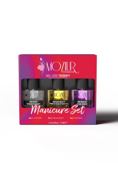 Tırnak ve Tırnak Eti Bakımı 3'lü Manikür Seti
