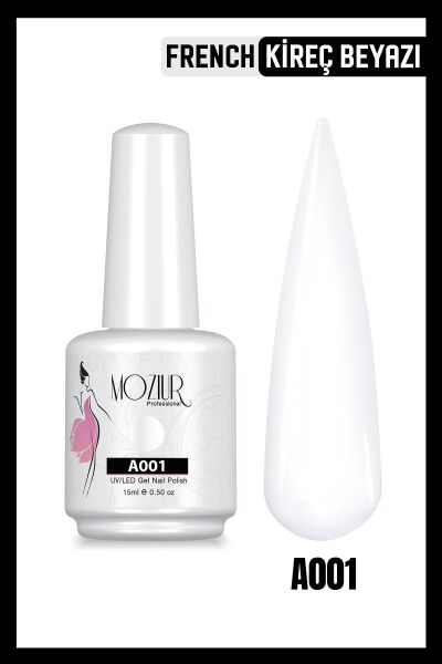 MOZIUR UV Led Kalıcı Oje 15ml Ana Renkler A001