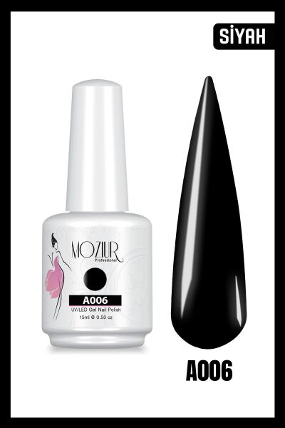 MOZIUR UV Led Kalıcı Oje 15ml Ana Renkler A006