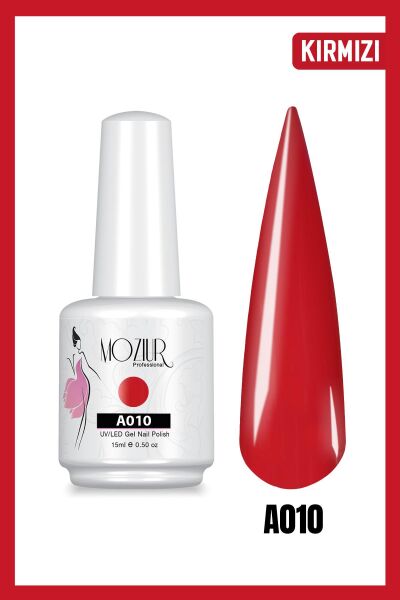 MOZIUR UV Led Kalıcı Oje 15ml Ana Renkler A010