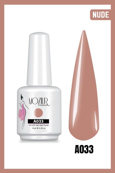 MOZIUR UV Led Kalıcı Oje 15ml Ana Renkler A033