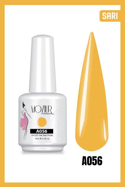 MOZIUR UV Led Kalıcı Oje 15ml Ana Renkler A056