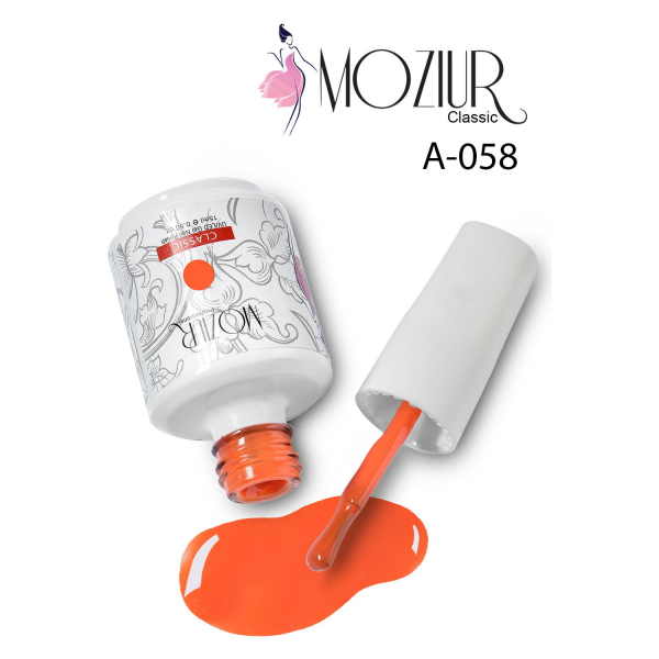 MOZIUR UV Led Kalıcı Oje 15ml Ana Renkler A058