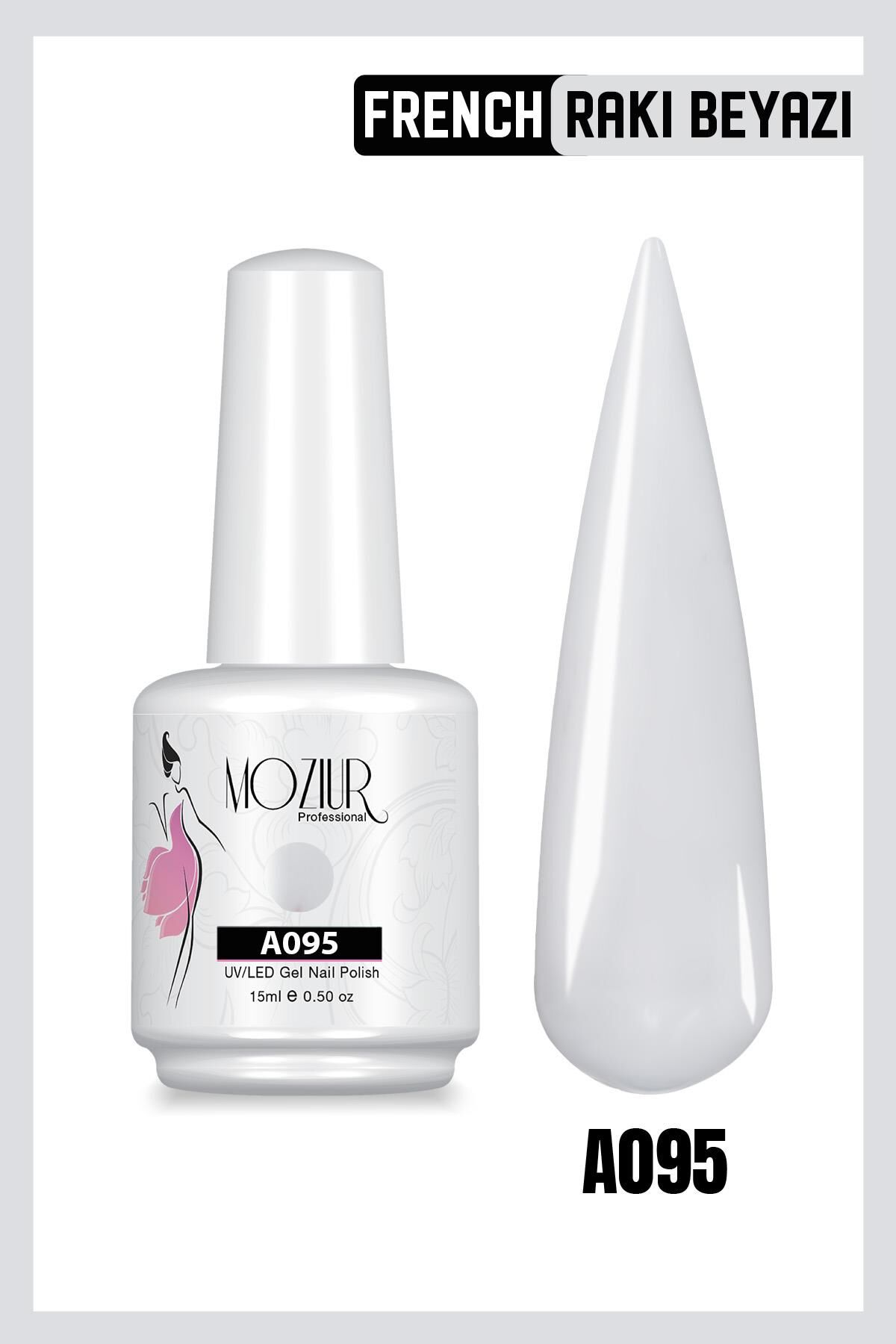 MOZIUR UV Led Kalıcı Oje 15ml Ana Renkler A095