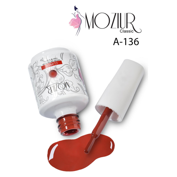 MOZIUR UV Led Kalıcı Oje 15ml Ana Renkler A136