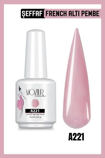 MOZIUR UV Led Kalıcı Oje 15ml Ana Renkler A221