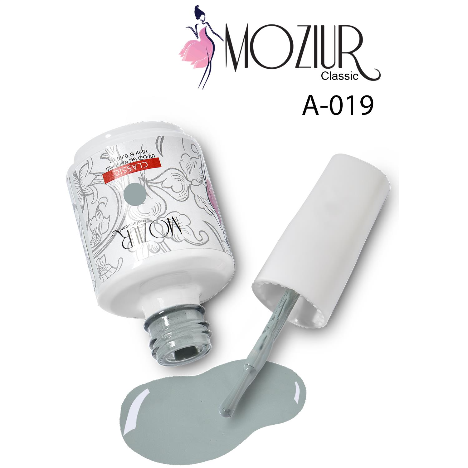 MOZIUR UV Led Kalıcı Oje 15ml A019