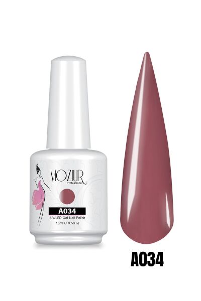 MOZIUR UV Led Kalıcı Oje 15ml A034