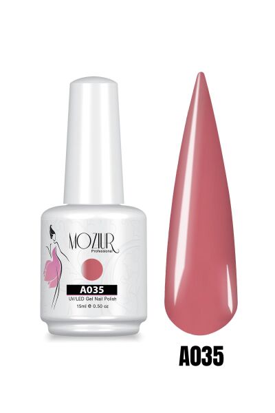 MOZIUR UV Led Kalıcı Oje 15ml A035