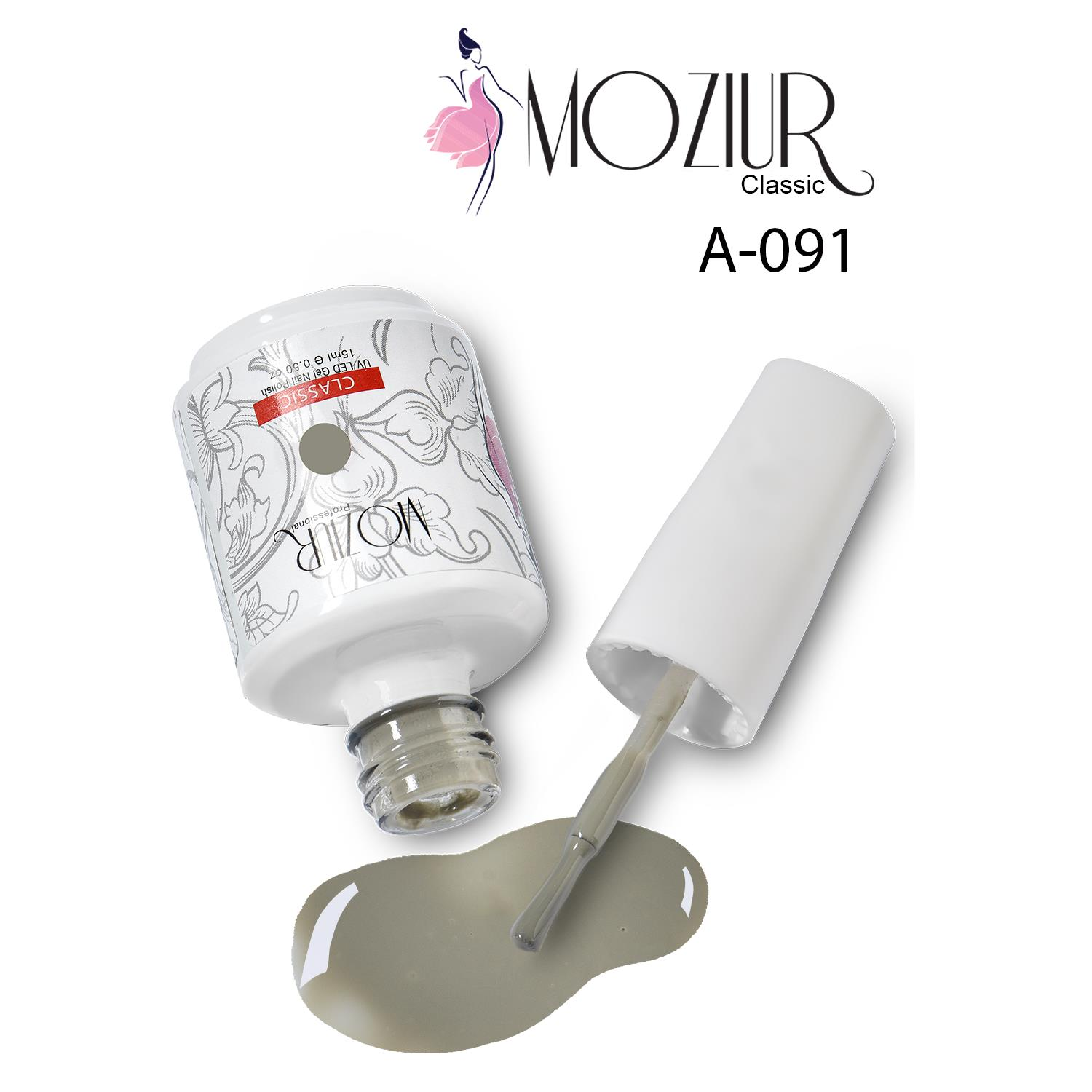 MOZIUR UV Led Kalıcı Oje 15ml A091