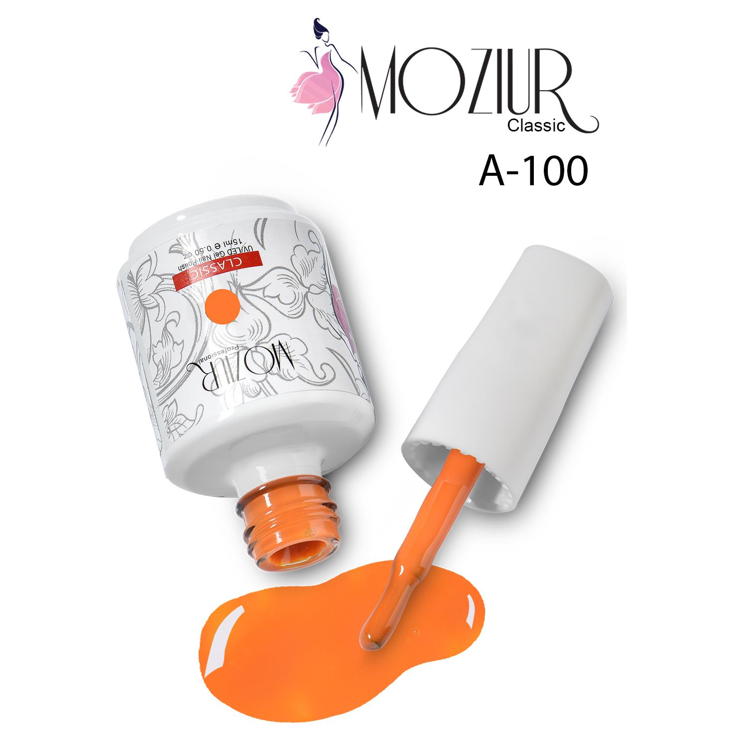 MOZIUR UV Led Kalıcı Oje 15ml A100